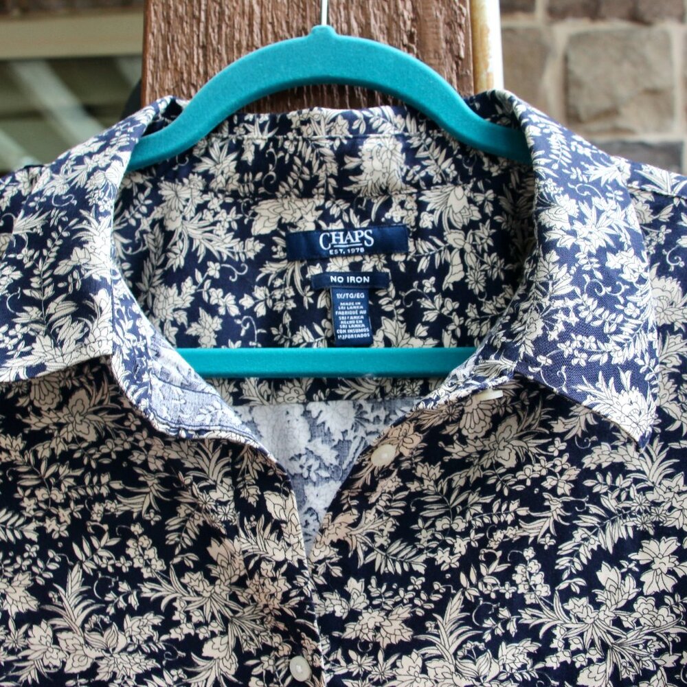 Ladies Chaps 1x Tall Button Down, Long Sleeve Blo… - image 6